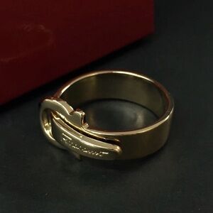 Salvatore Ferragamo Gancini Scarf Ring